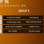 @Euroleague Top 16 2015-2016: Próximos Rivales (y Récord, 36 Asistencias)
