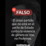 Mentiras del partido Fundado por ex-ministros Fascistas Cómplices del Genocida, Falso